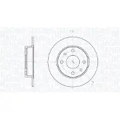 MAGNETI MARELLI Bremsscheibe [Hersteller-Nr. 361302040169] für Lancia, Fiat, Abarth, Ford, Yugo, Alfa Romeo