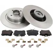 F.BECKER Bremsensatz, Scheibenbremse 13810232 Hinterachse voll 274mm 11mm für DS PEUGEOT FORD OPEL VW SKODA SEAT AUDI LANCIA FIAT RENAULT TRUC