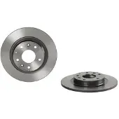 Brembo Bremsscheibe 08.D222.11, hinten, voll, 1 Stück