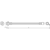 METZGER Bremsschlauch 4110849
