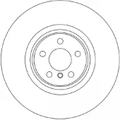 TRW Bremsscheibe SINGLE DF6979S, 1 Stück