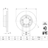 Bosch Bremsscheibe 0 986 479 J73, 1 Stück