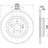 Hella Bremsscheibe PRO 8DD 355 122-871