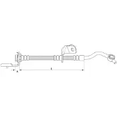 METZGER Bremsschlauch 4110820