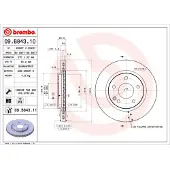 Brembo Bremsscheibe 09.B843.11