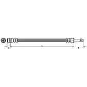 METZGER Bremsschlauch 4111092