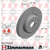 ZIMMERMANN Bremsscheibe COAT Z 150.2956.20