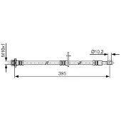 Bosch Bremsschlauch 1 987 481 A53