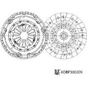 Blue Print Kupplungssatz Kupplung für FIAT Ducato Kastenwagen (250, 290) ADBP300209