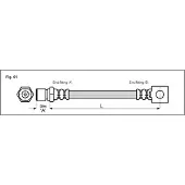 METZGER Bremsschlauch 4111757