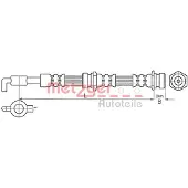 METZGER Bremsschlauch 4114057