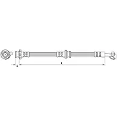 METZGER Bremsschlauch 4111547