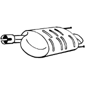 Bosal Endschalldämpfer 128-027