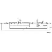 METZGER Handbremsseil Seilzug Feststellbremse für OPEL Astra J Sports Tourer (P10) Hinten Links 11.5831