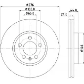 Hella Bremsscheibe PRO 8DD 355 132-891