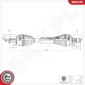 ESEN SKV Antriebswelle 40SKV295