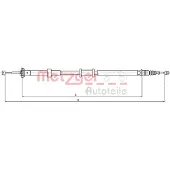 METZGER Handbremsseil Seilzug Feststellbremse für FIAT PANDA (169) Hinten Links 12.0727