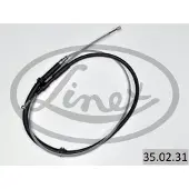 Linex Handbremsseil Bremsseil 35.02.31 Rechts Links für RENAULT KANGOO Express (FW0/1) 2015/920mm