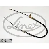 Linex Handbremsseil Bremsseil 27.01.47 Links passend für MERCEDES-BENZ A-Klasse (W168) 1038/520mm