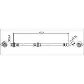 METZGER Bremsschlauch GREENPARTS 4111946