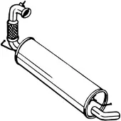 Bosal Endschalldämpfer 200-143