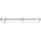 METZGER Bremsschlauch 4110390