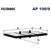 FILTRON Luftfilter AP 198/9