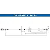 Ate Bremsschlauch 83.8247-0383.3