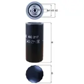 MAHLE ORIGINAL Kraftstofffilter KC 217