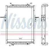 Nissens Kühler, Motorkühlung 63782A