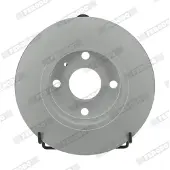 FERODO Bremsscheiben DDF1283C hinten, voll, 2 Stück