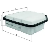 MAHLE ORIGINAL Luftfilter MAHLE LX 3005