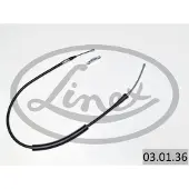 Linex Handbremsseil 03.01.36 Rechts Links für AUDI A2 (8Z0) 1078/825mm