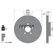 Textar Bremsscheibe 92326003 vorne, belüftet, 1 Stück