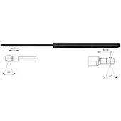 METZGER 2110350 Gasfeder Heckklappendämpfer für OPEL Vivaro A Kastenwagen (X83) 905mm
