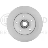 Hella Bremsscheibe Hinterachse Voll + Radlager mit ABS [Hersteller-Nr. 8DD355123-251] für Renault, Opel, Vauxhall, Nissan