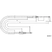 METZGER Seilzug, Feststellbremse 10.6037