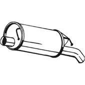 Bosal Endschalldämpfer 105-137