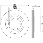 Hella Pagid Bremsscheibe PRO 8DD 355 132-201