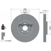 Textar Bremsscheibe 92238205 vorne, belüftet, 1 Stück