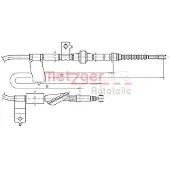 METZGER Seilzug, Feststellbremse 17.4017