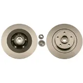 TRW Bremsscheibe DF6044BS hinten, voll, 1 Stück