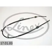 Linex Handbremsseil 17.01.03 Links für HONDA ACCORD II (AC, AD) 1535/1340mm