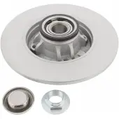 MAPCO Bremsscheibe 15341c Hinterachse voll 249mm 9mm für PEUGEOT