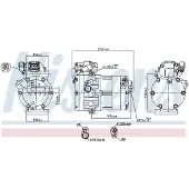 Nissens Kompressor, Klimaanlage ** FIRST FIT ** 891020