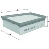 Knecht Luftfilter MAHLE LX 2916