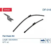 Denso Flat Scheibenwischer Vorne für VW Golf VII Schrägheck (5G1, BQ1, BE1, BE2) Rahmenlos