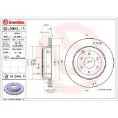 Brembo Bremsscheibe 09.D942.11, hinten, belüftet, 1 Stück
