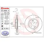Brembo Bremsscheibe 09959811 294mm 26mm für HYUNDAI