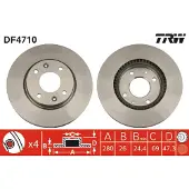 TRW Bremsscheibe LUC DF4710 vorne, belüftet, 1 Stück